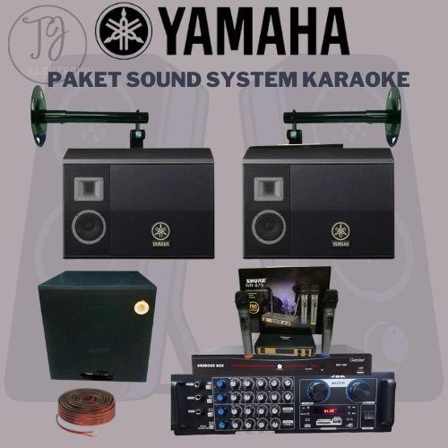 Jual PAKET SOUND SYSTEM KARAOKE YAMAHA BISA YOUTUBE, BLUETOOTH (OK2
