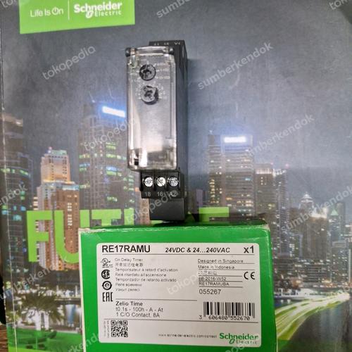 Produktbild von Schneider Electric RE17RAMU Einschaltverzögerungs-Timer 8 A – Zelio Serie, Made In Indonesien