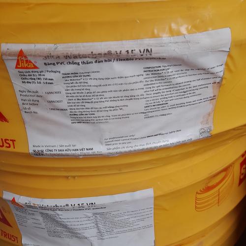 Jual SIKA WATERBAR V15 FLEXIBLE PVC WATERSTOP Jakarta Timur solusiwaterproofing Tokopedia