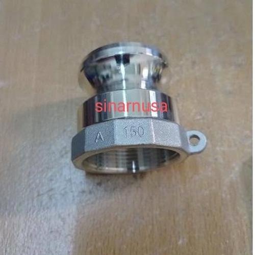 Jual Camlock Alumunium Type A 1 1/4 " inchi A 125 Male Drat Dalam ...
