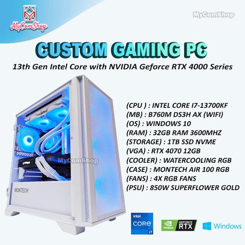 セット】RTX4070 i7-13700F RAM64GB SSD2TB（GG-RTX4070-E12GB/DF | GG 