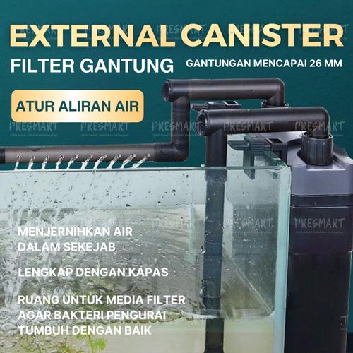 Jual EXTERNAL CANISTER AQUARIUM FILTER GANTUNG HANG ON AKUARIUM HANGING