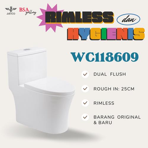 Jual KLOSET DUDUK RIMLESS JAYCO / TOILET DUDUK KAMAR MANDI ONE PIECE Kota Cimahi BSA GALLERY