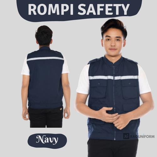 Promo Rompi Safety/Rompi Kerja Proyek/Rompi Custom Bordir/Rompi ...