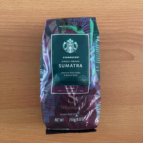 Jual Starbucks Sumatra Whole Bean Dark Roast 250gr Biji Kopi Coffee