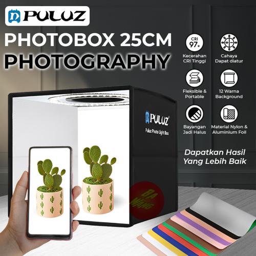 Promo Foto Photo Light Box 25cm 96 LED Photobox FotoBox PULUZ Mini