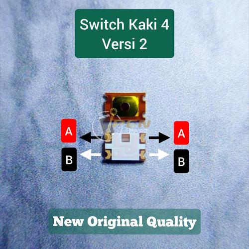 Jual Switch On Off Kaki 4 Versi 2 Kualitas Baru Mantap Power Swit ...
