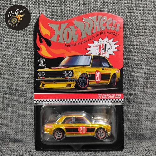 Hot Wheels RLC 1/64 Datsun 510 Gold 1971, édition Numérotée, Collection