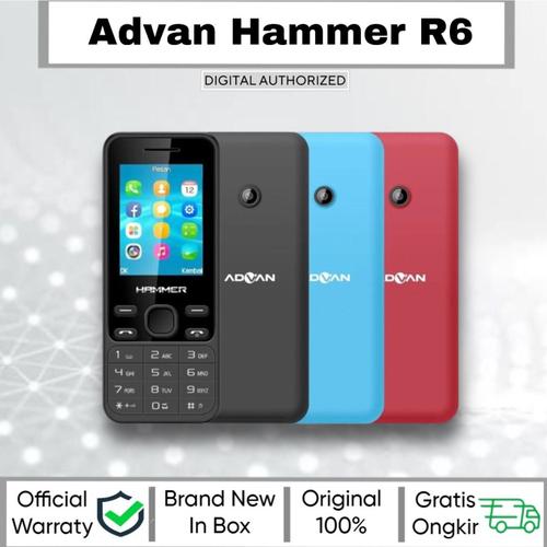 Jual Advan Hammer | Hamer R6 Black Blue Red Garansi Resmi - BLACK ...