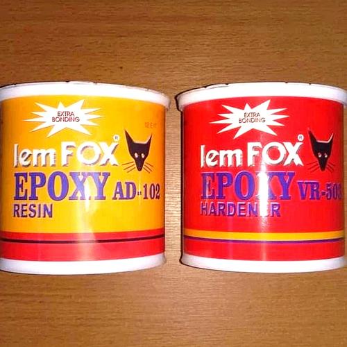 Jual Lem Epoxy Fox set 2 komponen resin hardener - Kota Pekanbaru ...