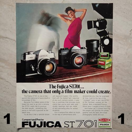 Jual Iklan Jadul FUJI FILM FUJICA ST ST701 ST801 Kamera SLR Analog