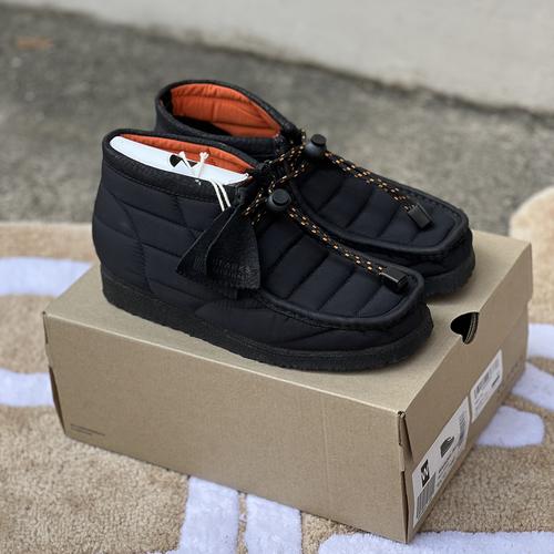 Jual CLARKS WALLABEE BOOT BLACK QUILTED 40 Kota Tanjung Pinang