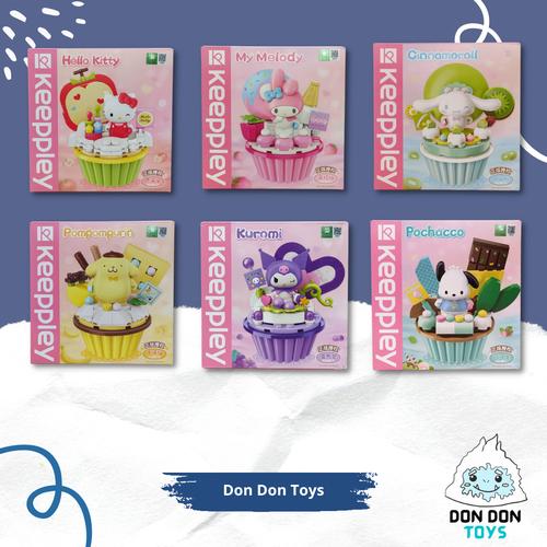 Promo Mainan Brick Keeppley Sanrio Cupcake Series Keppley Hello Kitty