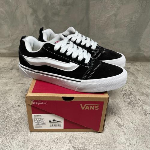 Promo Vans Knu Skool Black White Original Vans Knu Oldskool