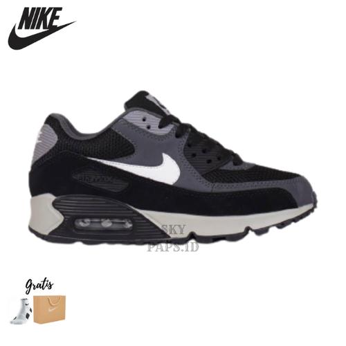 nike air max 90 black and wolf grey