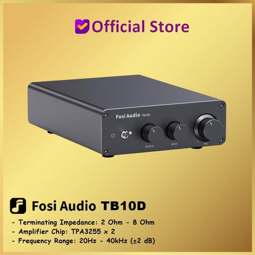 Promo Fosi Audio TB10D TPA3255 2 Channel Class D Power Amplifier TB10