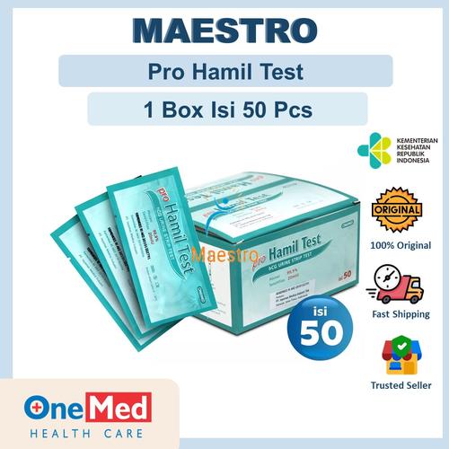 Jual Tes Kehamilan Pro Hamil Test OneMed Strip hCG Testpack Test Pack ...