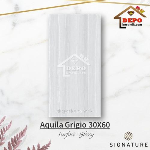 Jual Mulia Signature Aquilla Grigio 30x60 Kw1 Keramik Dinding Kilap ...