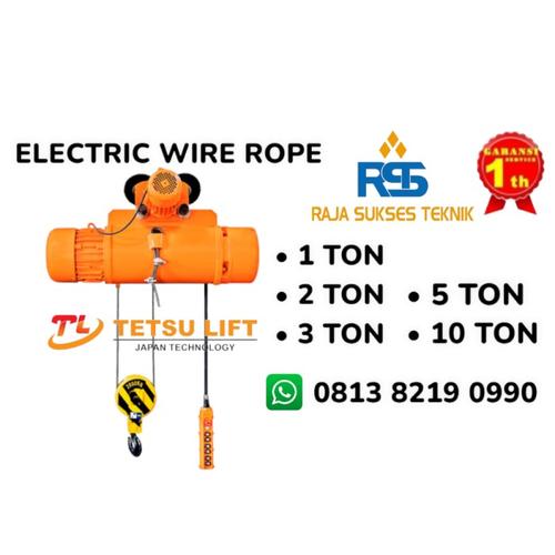 Loading Wire Rope 5ton Jual ELECTRIC WIRE ROPE 5 TON 12 MTR TETSU LIFT JPN TECHNOLOGY 3 PHASE ...