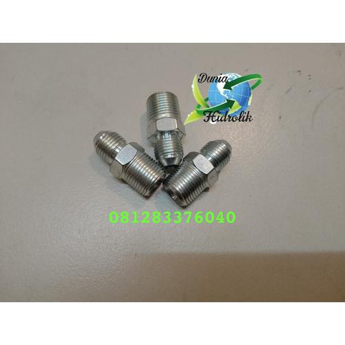 Nepple Injector Jual DOBEL NEPEL 1/2 NPT - JIC / DOUBLE NEPPLE 1/2 NPT x 1/2 JIC ...