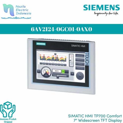 Siemens 6AV2124-0GC01-0AX0 &ndash; Pannello Comfort HMI TP700 &ndash; Nuovo Veloce