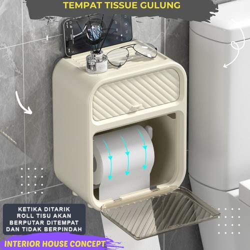 Promo Tempat Tissue Toilet Gulung Dinding Gantung Tempat Tissue Toilet ...