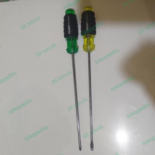 Jual TEKIRO OBENG PLUS MINUS GAGANG KARET 6MM - ORIGINAL TEKIRO ...