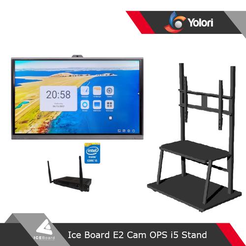 Promo Ice Board E2 Series 65 Inch with Camera OPS i5-8-256 and Stand ...