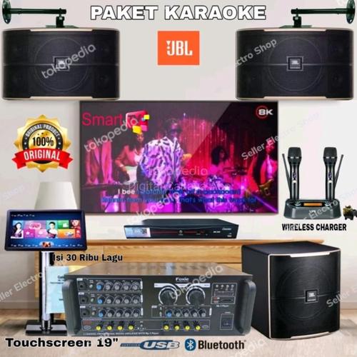 Jual Paket Speaker Karaoke JBL pasion 12 ORI Lengkap set 10+Subwoofer