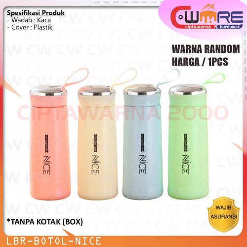 Jual Botol Minum Gelas Kaca NICE Beling TERMOS Vaccum Flask Nice - LBR ...