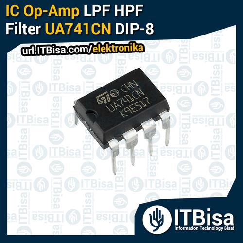 20 Pcs UA741CN / LM741 DIP-8 Op-Amp IC Chips - General Purpose Operational Amplifier