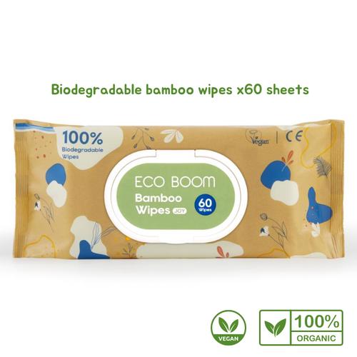 Jual Eco Boom Bamboo Water Wet Wipes Tissue Basah Bayi Eco Friendly