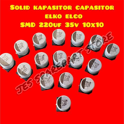 Stecker 220 V 20 Stück SMD-Elkos 220µF / 35V – 10x10,2mm, 105°C, Für Elektronikprojekte Anlaufkondensator 10uf