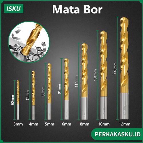 Promo ISKU Mata Bor Set HSS Mata Bor Besi Kayu Baja Beton Drill Bit HSS promo-isku-mata-bor-set-hss-mata-bor-besi-kayu-baja-beton-drill-bit-hss