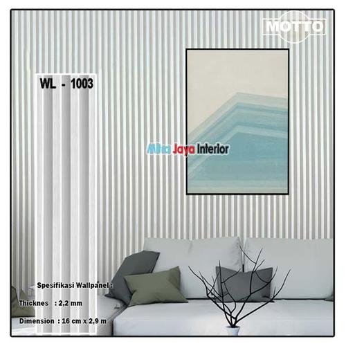 Jual Kisi kisi pvc wall panel motto WL 1003 / Batang - Jakarta Pusat ...
