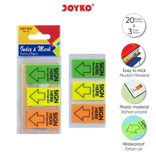 Jual Sticky Notes / Index & Mark Sign Here Joyko IM-42 - Jakarta Utara ...