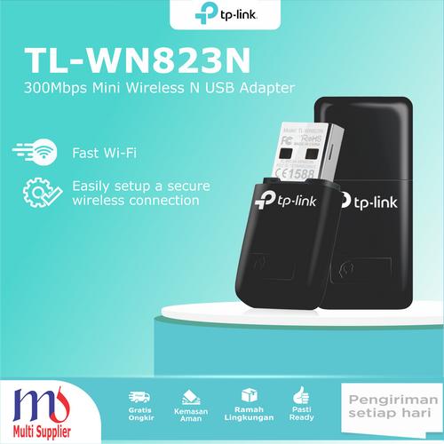Jual USB Wifi Adapter Mini 300Mbps TL- WN823N TP LINK TPLINK WN 823N ...