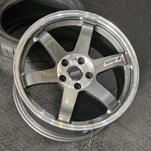 RAYS VOLKRACING TE37SL 18*F:8.5J& R:9.5J（Jual Velg mobil import 