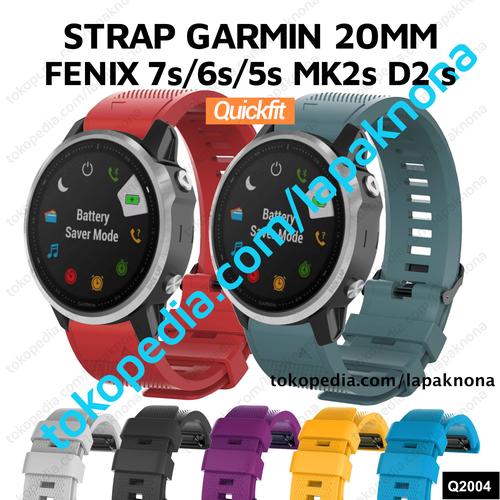 Cinturino Garmin Fenix 7S/6S/5S In Acciaio Inox, 20mm QuickFit, Bracciale Per Descent Mk2S