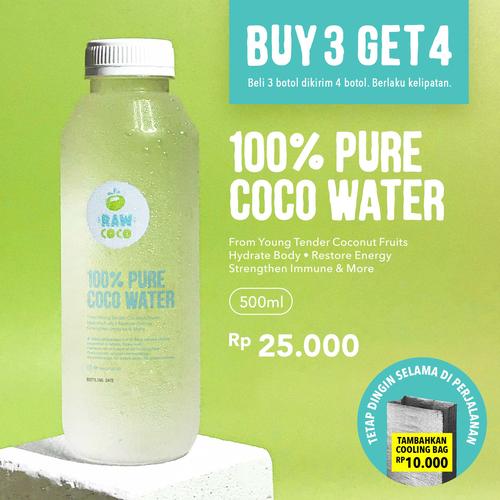 Jual Air Kelapa Muda Coconut Water RAW Coco 500ml Jakarta Selatan RAW Coco HQ Cikatomas