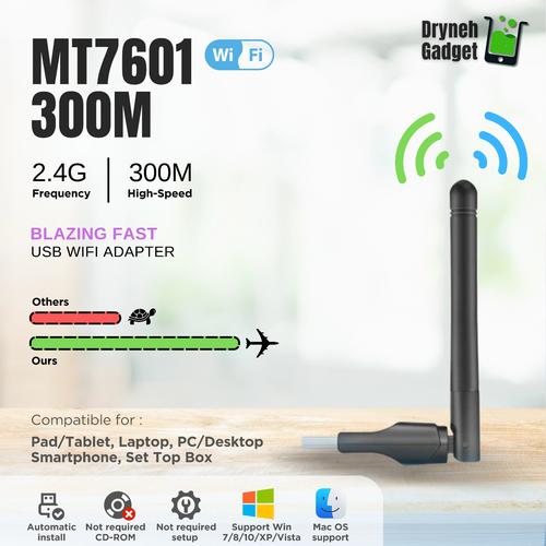 Jual USB WIFI Set Top Box MT7601 300M Dongle STB Adapter Antena PC ...