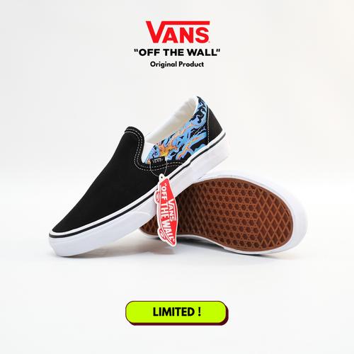 Promo Vans Slip On Electric Flame Original di Muksvans Tokopedia