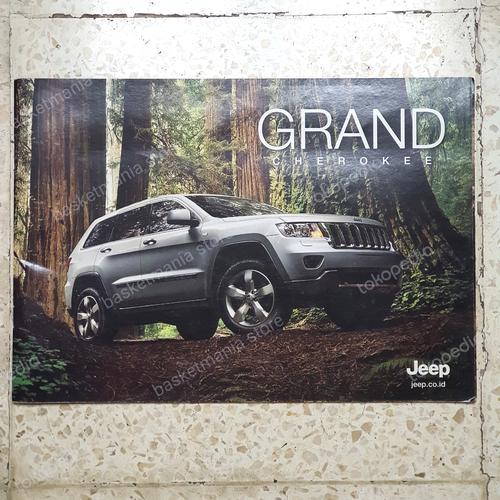 Jual brosur mobil jeep grand cherokee iklan booklet katalog Kab