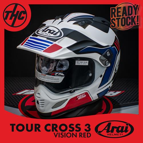 Jual ARAI TOURCROSS VISION RED Kota Administrasi Jakarta Barat
