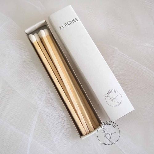 Jual DEKORETTE - Korek api kayu aesthetic/Woodenstick/korek api panjang ...