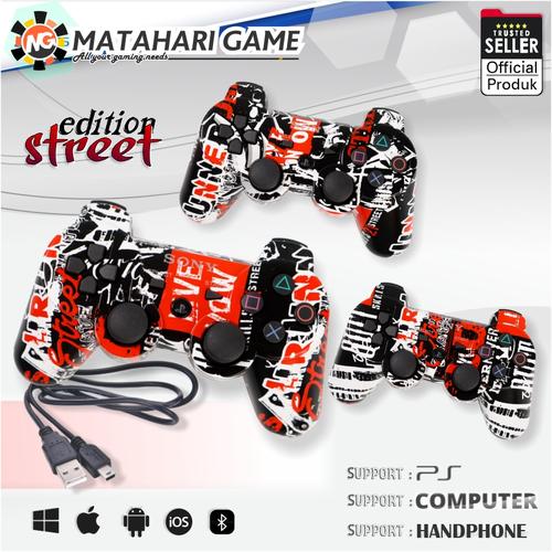 Jual Stik Stick PS3 Wireless Playstation 3 + Kabel Charger Hitam