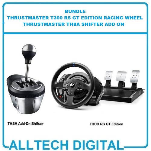 Jual Thrustmaster T300 RS GT Racing Steering Wheel TH8A Shifter PC PS4