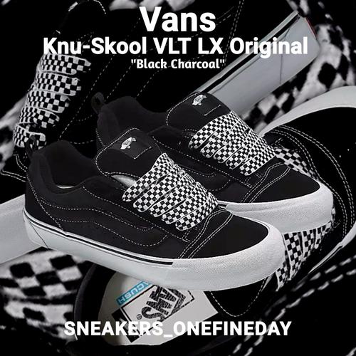 Jual Vans Knu-Skool VLT LX Black Charcoal Original - BLACK 