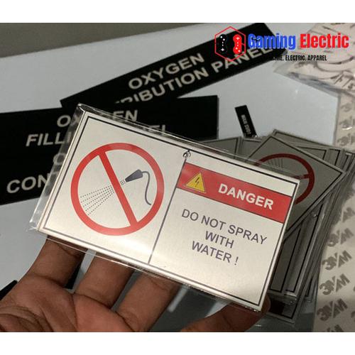 Jual name plate panel 11 x 6 cm / Name Tag Alumunium Anodized - Kab ...