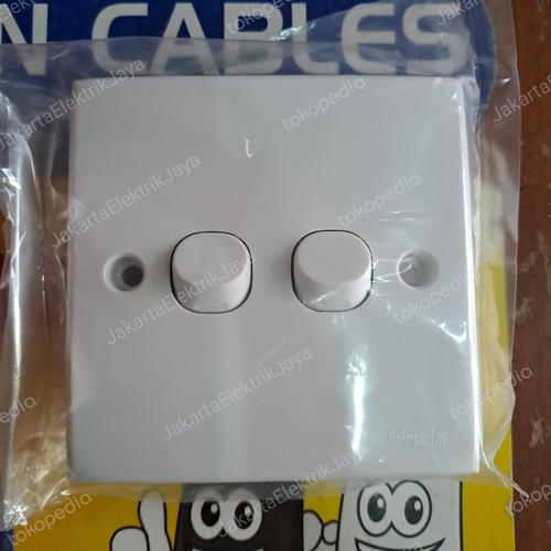 Jual SCHNEIDER Saklar Seri Saklar Double Classic Clipsal Jakarta
